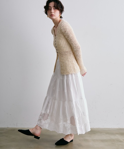 Trish(トリッシュ)の「クロシェ編みミュール(サンダル・レディース・ブラック/ベージュ・LARGE/MEDIUM)」の14枚目の写真