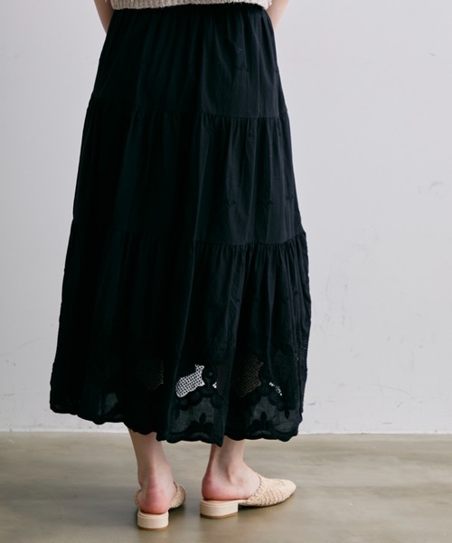Trish(トリッシュ)の「クロシェ編みミュール(サンダル・レディース・ブラック/ベージュ・LARGE/MEDIUM)」の20枚目の写真