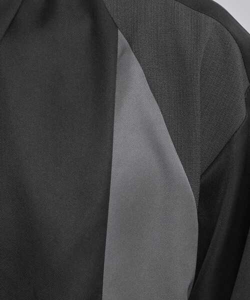 tk.TAKEO KIKUCHI（ティーケータケオキクチ）の「ダイアゴナル切り替えシャツ（シャツ/ブラウス・メンズ・ネイビー系4/ブラック系4/ベージュ系4・02/04/03）」の7枚目の写真