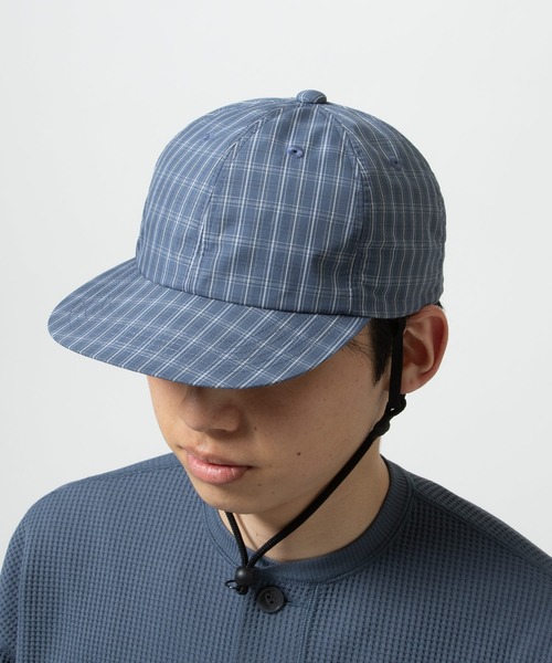 DAIWA PIER39（ダイワピア39）の「TECH 6PANEL CAP SUMMER PLAID（キャップ・メンズ・ライトグレー/ブルー/グレー・FREE）」の3枚目の写真