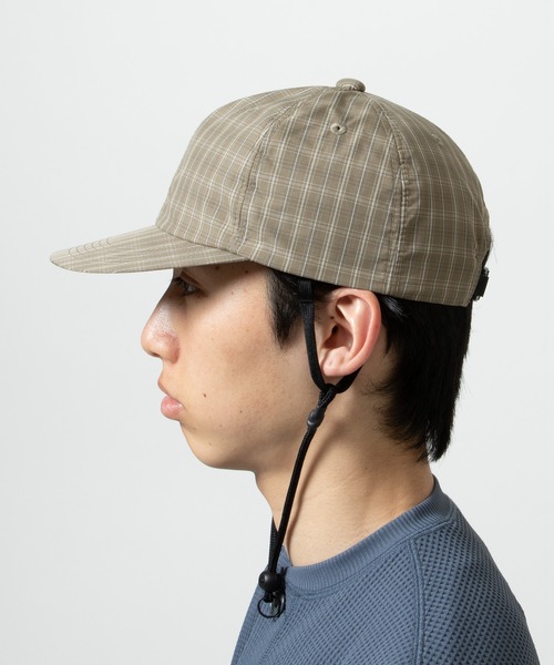 DAIWA PIER39（ダイワピア39）の「TECH 6PANEL CAP SUMMER PLAID（キャップ・メンズ・ライトグレー/ブルー/グレー・FREE）」の4枚目の写真