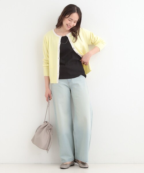 SHOO・LA・RUE（シューラルー）の「【前後2WAY/S-LL】毎日のお供に ランダムテレコタンクトップ（タンクトップ・レディース・チャコールグレー/ブラック系2/ホワイト/ブラック・03/02/01/04）」の21枚目の写真