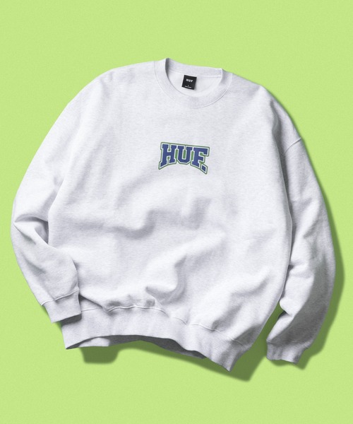 HUF(ハフ)の「HOME TEAM CREWNECK(スウェット・メンズ・ブラック/アッシュグレー/パイングリーン系・M/S/XL/L)」の2枚目の写真