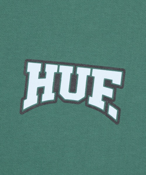 HUF(ハフ)の「HOME TEAM CREWNECK(スウェット・メンズ・ブラック/アッシュグレー/パイングリーン系・M/S/XL/L)」の9枚目の写真