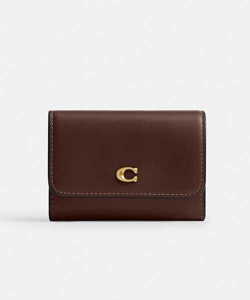 エッセンシャル フラップ カード ケース（ミニ財布）（財布）｜COACH