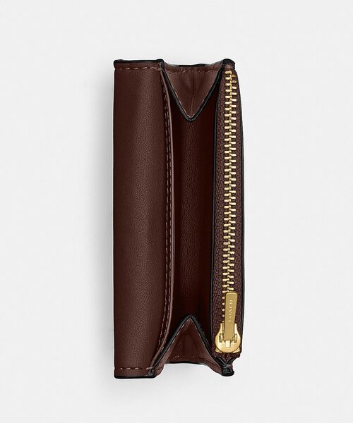 COACH(コーチ)の「エッセンシャル フラップ カード ケース(ミニ財布)(財布・レディース・ブラウン系その他・ONE)」の4枚目の写真