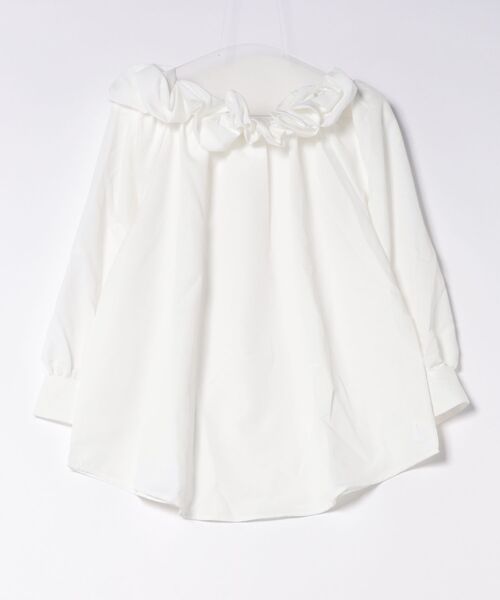 Nia（ニア）の「Nia(ニア)/フリルオフショルブラウス（シャツ/ブラウス・レディース・ホワイト・SMALL/LARGE/MEDIUM）」の12枚目の写真
