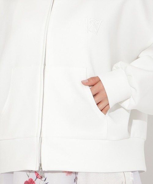 WILLSELECTION(ウィルセレクション)の「ダブルZIPオーバーサイズパーカー(パーカー・レディース・ミント/サックスブルー/ブラック/オフホワイト・FREE)」の11枚目の写真