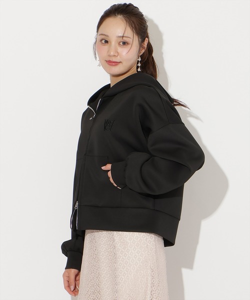 WILLSELECTION(ウィルセレクション)の「ダブルZIPオーバーサイズパーカー(パーカー・レディース・ミント/サックスブルー/ブラック/オフホワイト・FREE)」の15枚目の写真