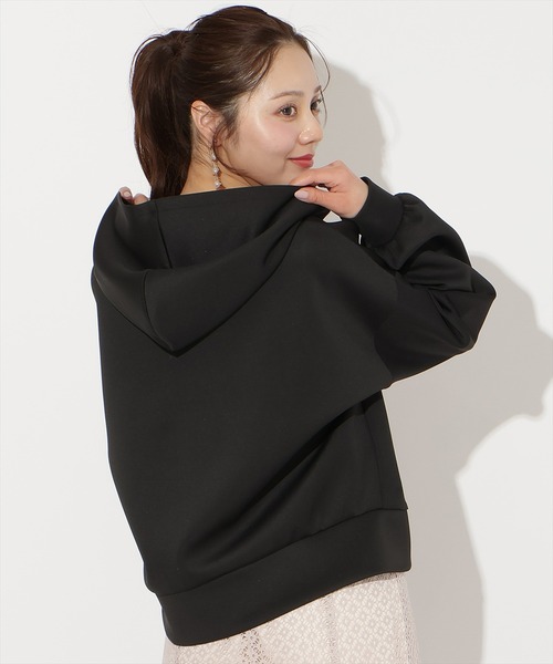 WILLSELECTION(ウィルセレクション)の「ダブルZIPオーバーサイズパーカー(パーカー・レディース・ミント/サックスブルー/ブラック/オフホワイト・FREE)」の16枚目の写真