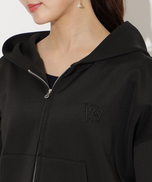 WILLSELECTION(ウィルセレクション)の「ダブルZIPオーバーサイズパーカー(パーカー・レディース・ミント/サックスブルー/ブラック/オフホワイト・FREE)」の18枚目の写真