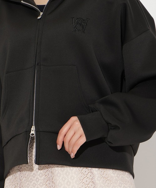 WILLSELECTION(ウィルセレクション)の「ダブルZIPオーバーサイズパーカー(パーカー・レディース・ミント/サックスブルー/ブラック/オフホワイト・FREE)」の19枚目の写真