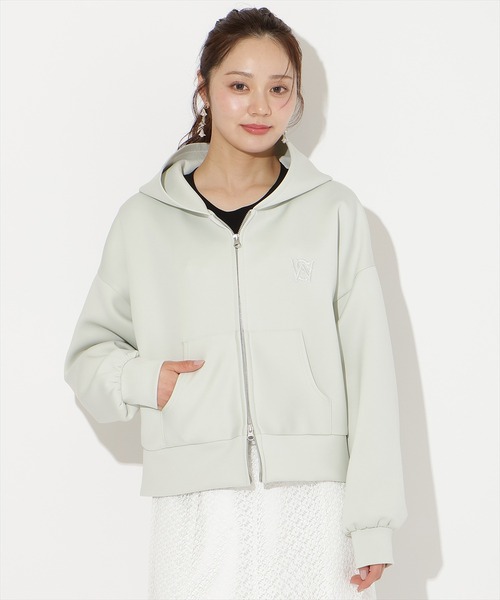 WILLSELECTION(ウィルセレクション)の「ダブルZIPオーバーサイズパーカー(パーカー・レディース・ミント/サックスブルー/ブラック/オフホワイト・FREE)」の21枚目の写真