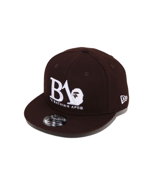 A BATHING APE(アベイシングエイプ)の「BA LOGO NEW ERA 9FIFTY CAP(キャップ・メンズ・ブラック/ブラウン・FREE)」の2枚目の写真