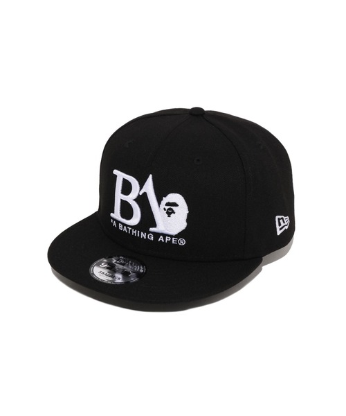 A BATHING APE(アベイシングエイプ)の「BA LOGO NEW ERA 9FIFTY CAP(キャップ・メンズ・ブラック/ブラウン・FREE)」の1枚目の写真