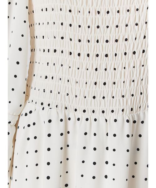 SNIDEL（スナイデル）の「デコルテオープンワンピース（ワンピース・レディース・その他/アイボリー/ネイビー・1/0）」の11枚目の写真