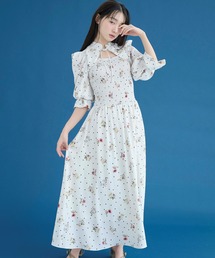 SNIDEL | デコルテオープンワンピース(ワンピース)