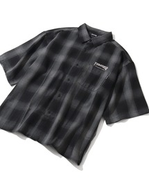 【THRASHER/スラッシャー】オンブレチェック 半袖シャツ