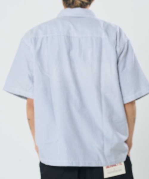 CORISCO（コリスコ）の「オックス 半袖ワークシャツ(M1)（シャツ/ブラウス・メンズ・ブルー/ストライプ/ホワイト・X-LARGE/MEDIUM/LARGE）」の11枚目の写真