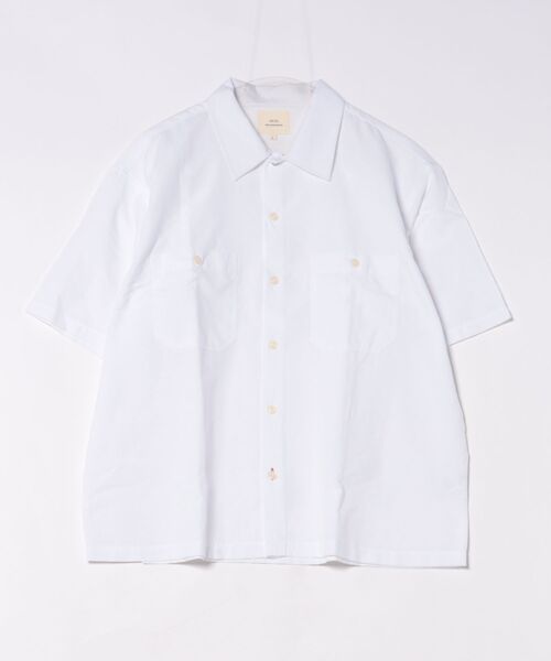 CORISCO（コリスコ）の「オックス 半袖ワークシャツ(M1)（シャツ/ブラウス・メンズ・ブルー/ストライプ/ホワイト・X-LARGE/MEDIUM/LARGE）」の13枚目の写真