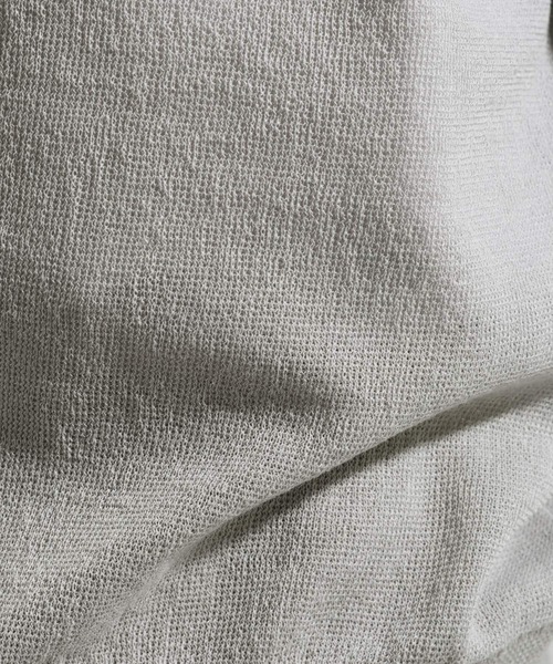 BAYFLOW（ベイフロー）の「リネンニットプルオーバー（ニット/セーター・メンズ・ピンク/グレー/カーキ・MEDIUM/LARGE）」の4枚目の写真