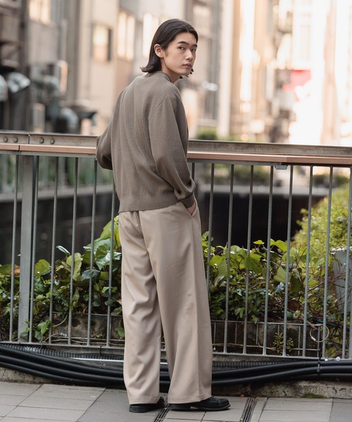 BAYFLOW(ベイフロー)の「リネンニットプルオーバー(ニット/セーター・メンズ・ピンク/グレー/カーキ・MEDIUM/LARGE)」の20枚目の写真