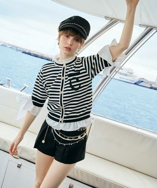 EIMY ISTOIRE（エイミーイストワール）の「タックショートパンツ（その他パンツ・レディース・グレー/オフホワイト/ブラック・34/38/36）」の5枚目の写真