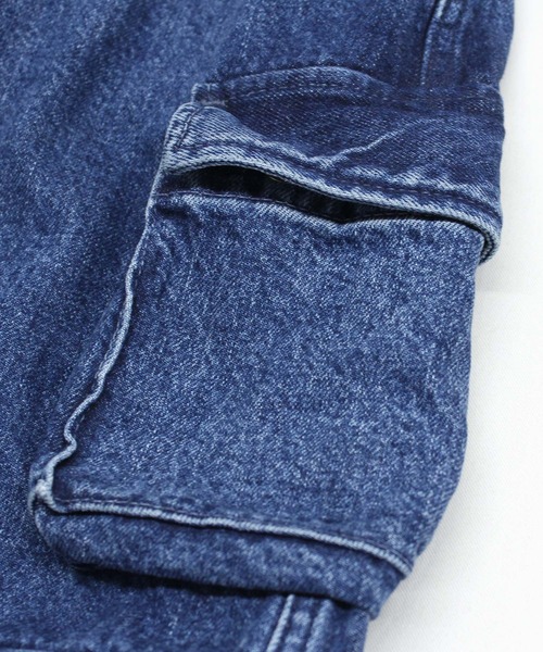 RNA（アールエヌエー）の「G1108 Wカーゴルーズタイトスカート（デニムスカート・レディース・ブラック/インディゴブルー・MEDIUM）」の6枚目の写真