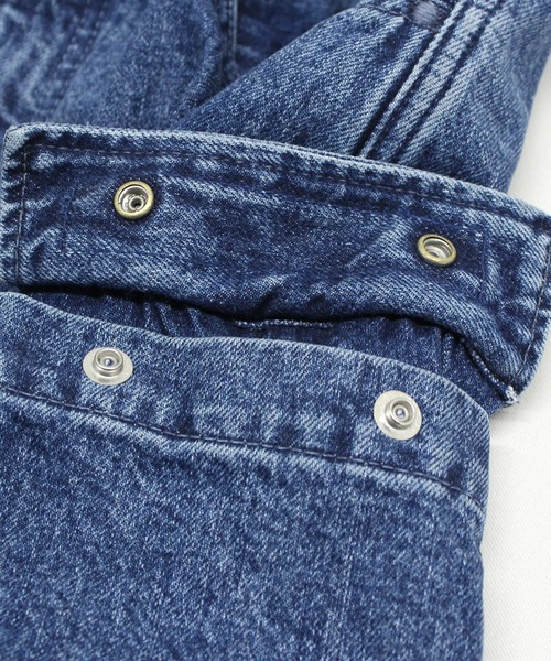 RNA（アールエヌエー）の「G1108 Wカーゴルーズタイトスカート（デニムスカート・レディース・ブラック/インディゴブルー・MEDIUM）」の7枚目の写真