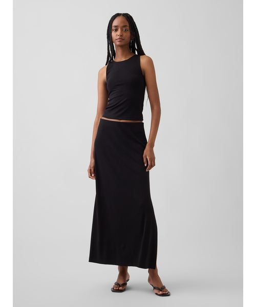 GAP(ギャップ)の「クロップド ホルタータンクトップ(タンクトップ・レディース・ブラウン/ブラック・XXS/XL/L/M/S/XS)」の3枚目の写真