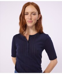 PETIT BATEAU（プチバトー）の「針抜き半袖Tシャツ（Tシャツ/カットソー）」