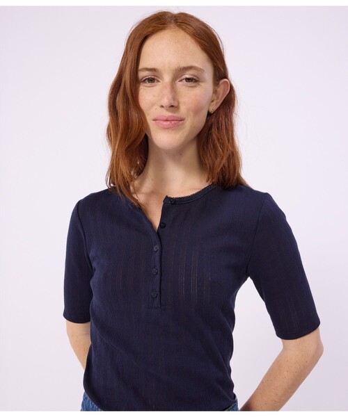 セール】針抜き半袖Tシャツ（Tシャツ/カットソー）｜PETIT BATEAU