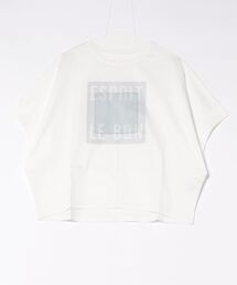 Jines | オーガンジーロゴTシャツ(Tシャツ/カットソー)