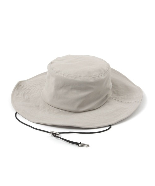 LEPSIM（レプシィム）の「シェルテック＊多機能ハット　646435（ハット・レディース・グレイッシュベージュ/ブラック/チャコールグレー・ONE SIZE）」の3枚目の写真