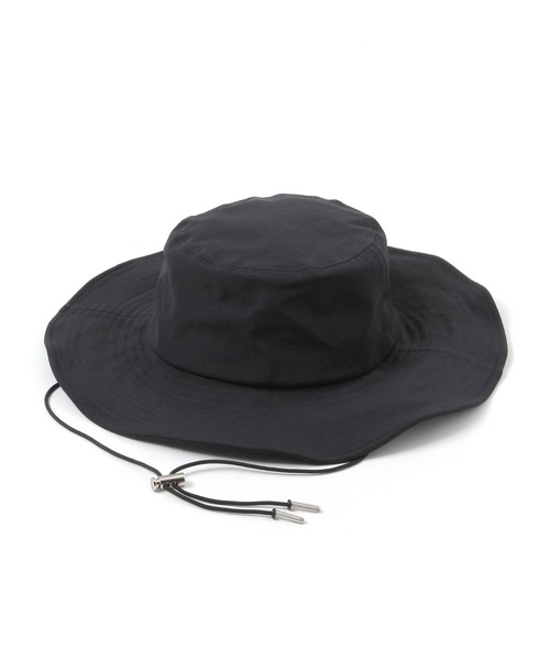 LEPSIM（レプシィム）の「シェルテック＊多機能ハット　646435（ハット・レディース・グレイッシュベージュ/ブラック/チャコールグレー・ONE SIZE）」の2枚目の写真