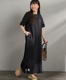 CHUMS（チャムス）の「[CHUMS/チャムス] BOOBYロゴ刺繍 カットソーワンピース（ワンピース）」