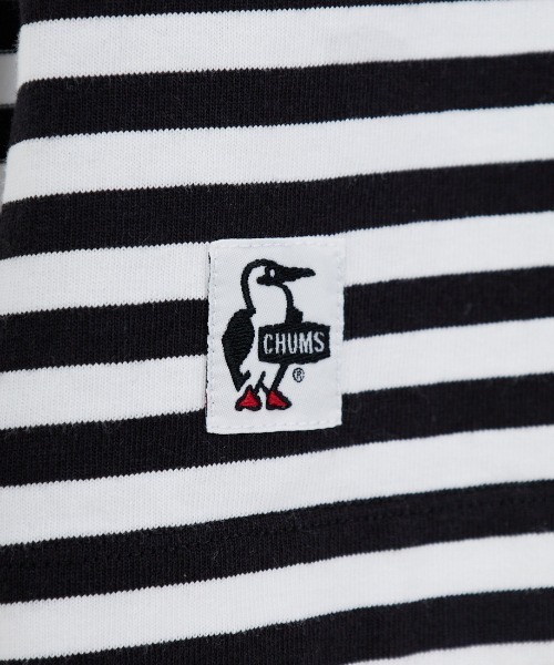 CHUMS（チャムス）の「[CHUMS/チャムス] BOOBYロゴ刺繍 カットソーワンピース（ワンピース・レディース・グレイッシュベージュ/ブラック/ホワイト×ブラック・WM）」の21枚目の写真