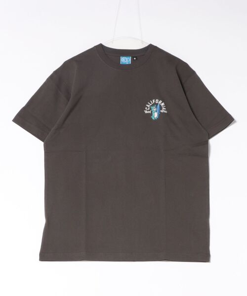 Ocean Pacific(オーシャンパシフィック)の「【OP:オーピー】カリフォルニアベアワンポイントTシャツ(Tシャツ/カットソー・メンズ・チャコールグレー/ホワイト/ベージュ・X-LARGE/LARGE/MEDIUM)」の2枚目の写真