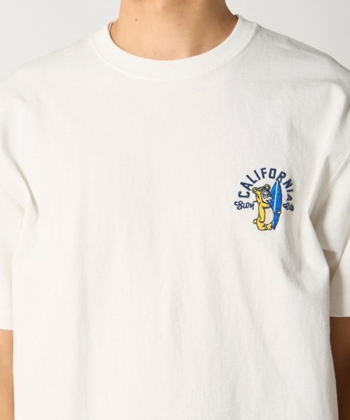 Ocean Pacific(オーシャンパシフィック)の「【OP:オーピー】カリフォルニアベアワンポイントTシャツ(Tシャツ/カットソー・メンズ・チャコールグレー/ホワイト/ベージュ・X-LARGE/LARGE/MEDIUM)」の9枚目の写真