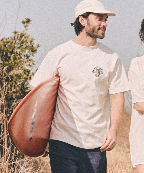 Ocean Pacific(オーシャンパシフィック)の「【OP:オーピー】カリフォルニアベアワンポイントTシャツ(Tシャツ/カットソー・メンズ・チャコールグレー/ホワイト/ベージュ・X-LARGE/LARGE/MEDIUM)」の4枚目の写真