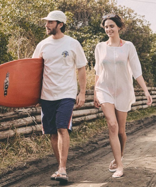 Ocean Pacific(オーシャンパシフィック)の「【OP:オーピー】カリフォルニアベアワンポイントTシャツ(Tシャツ/カットソー・メンズ・チャコールグレー/ホワイト/ベージュ・X-LARGE/LARGE/MEDIUM)」の5枚目の写真
