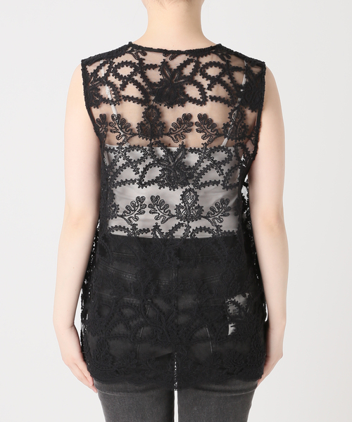 JOURNAL STANDARD relume（ジャーナルスタンダード　レリューム）の「［26SS新作］スカラレースベスト（ベスト・レディース・ブラック/アイボリー・FREE）」の20枚目の写真