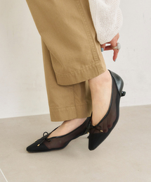 《追加》3.5cmチュールバレエパンプス