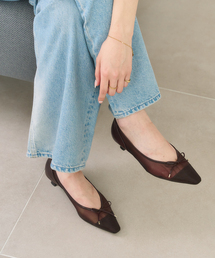 3.5cmスクエアバレエパンプス（パンプス）｜LE TALON（ルタロン）の