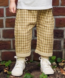 Hoppetta（ホッペッタ）の「【Hoppetta(ホッペッタ)】リバーシブルサルエルパンツ ブラウン 80・90・100cm（その他パンツ）」