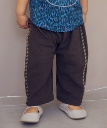 Hoppetta（ホッペッタ）の「【Hoppetta(ホッペッタ)】リバーシブルサルエルパンツ ブラウン 80・90・100cm（その他パンツ）」