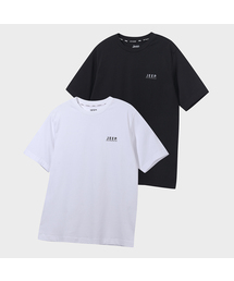 [2PACK] 190g シングルエアグラムマッスルフィット半袖Tシャツ (JQ5TSU152BK)