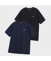 [2PACK] 190g シングルエアグラムマッスルフィット半袖Tシャツ (JQ5TSU152BK)