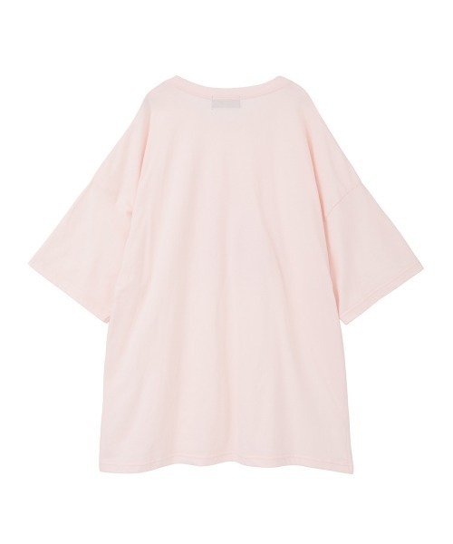 Candy Stripper(キャンディストリッパー)の「CANDY HOLIC BIG BIG Tシャツ(Tシャツ/カットソー・レディース・チャコール/ピンク/ライトブルー/オフホワイト・FREE)」の5枚目の写真