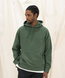 KALAPATTHAR（カラパタール）の「KP SIGNATURE BACK LOGO HOODIE - GREEN（パーカー）」